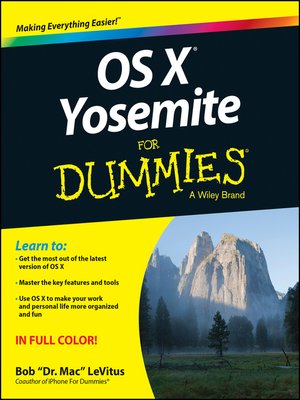 cover image of OS X Yosemite For Dummies